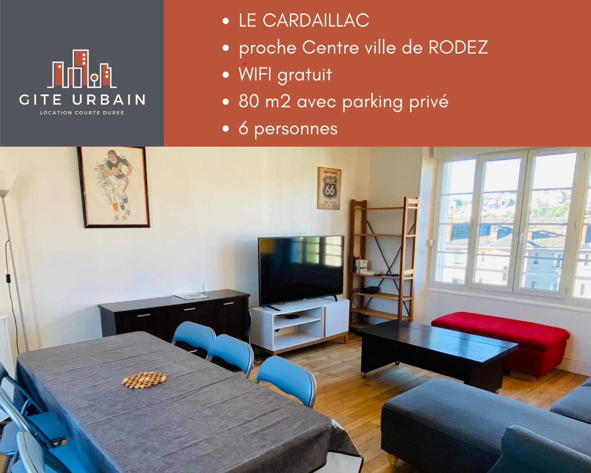 Appartement T4 Cite Cardaillac, Parking Prive, Wifi โรเดซ ภายนอก รูปภาพ